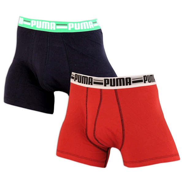 Image de Puma - Basic Boxershorts 2 Pack - Ribbon Red