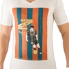 Image de FootballCulture - T-shirt col en V Messi - Blanc