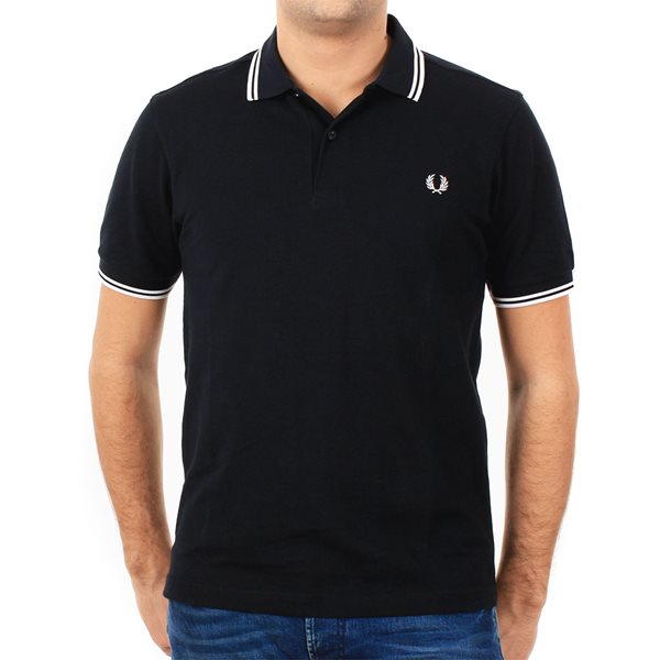 Image de Fred Perry - Polo Twin Tipped - Bleu marine