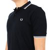 Image de Fred Perry - Polo Twin Tipped - Bleu marine