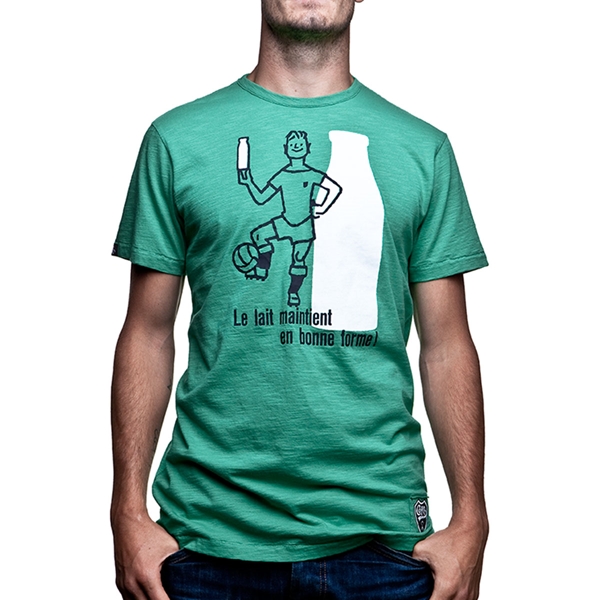 Image de Copa Football - T-shirt Le Lait Vintage - Vert