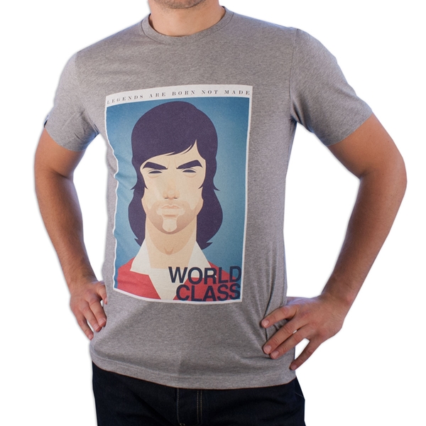 Image de World Class Collective - T-shirt Best Legend - Gris chiné