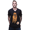 Image de Copa Football - T-shirt col en V Bullmastiff - Noir