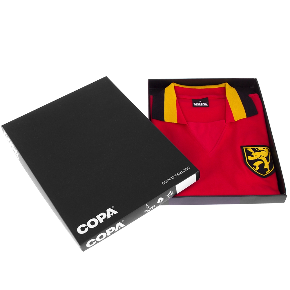 Maillot De Foot Rétro Belgique Années 1960 - 100% Coton - Style Vintage - Idéal Cadeau Collectionneur Football