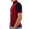 Image de Madcap England - Maillot de cyclisme rétro Zig Zag Wanderer - Noir/Rouge
