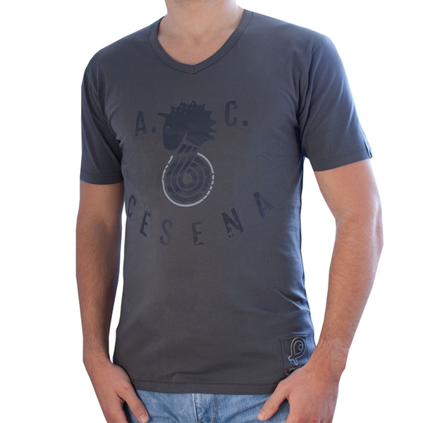 Image de Pouchain - T-shirt col en V Cesena 79 - Gris