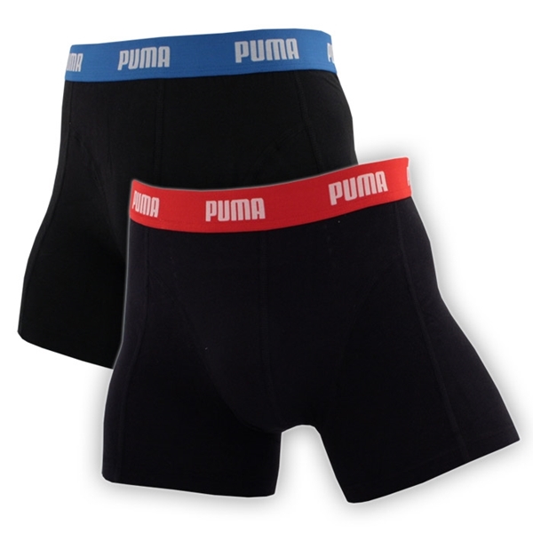 Image de Puma - Basic Boxershorts 2 Pack - Red/ Blue