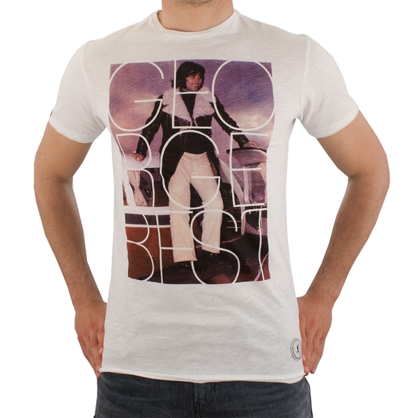 Image de Copa Football - T-shirt George Best Airlines - Blanc