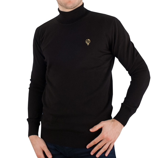 Image de Quick / Q1905 - Canvey Turtleneck Sweater - Black/ Gold