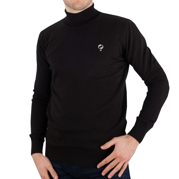 Image de Quick / Q1905 - Canvey Turtleneck Sweater - Black/ Silver