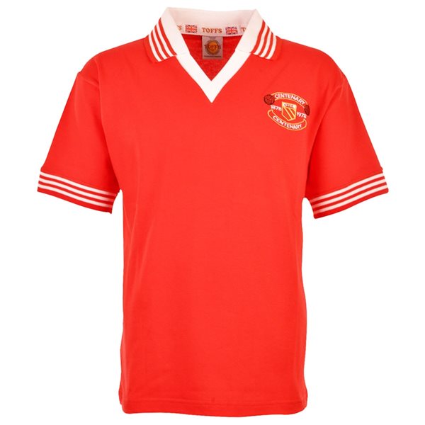 Image de Maillot rétro Manchester Reds Centenary 1978-1979