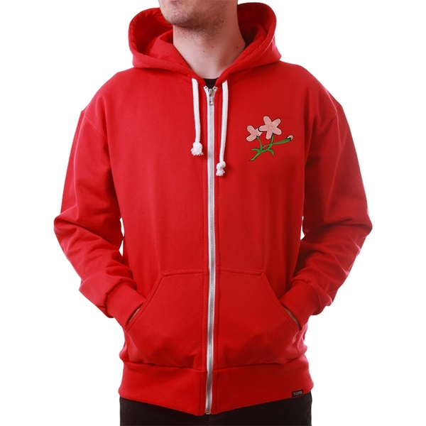 Image de Japon 1932 Rugby Sweat a Capuche Zippé - Rouge