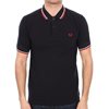 Fred Perry - Twin Tipped Polo - Navy/ White/ Red