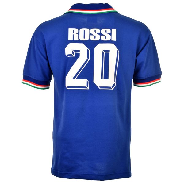 Image de Maillot rétro Italie 1982 - Rossi 20