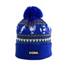 Image de Copa Football - Bonnet à pompon Nordic Knit - Bleu/ Rouge/ Vert