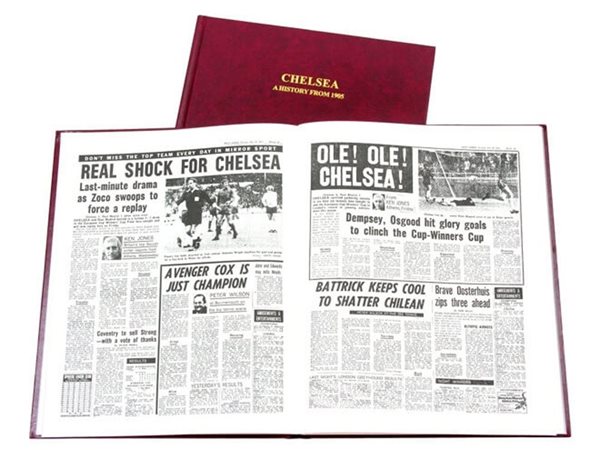 Image de TOFFS - Chelsea Football Newspaper Book
