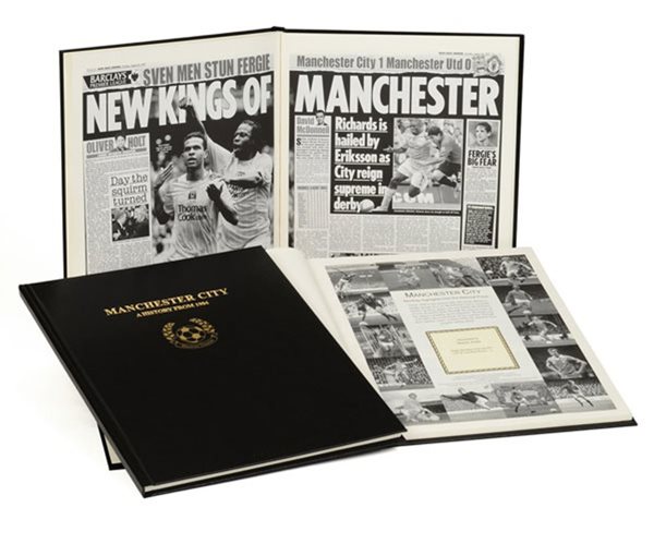 Image de TOFFS - Manchester City Football Newspaper Book