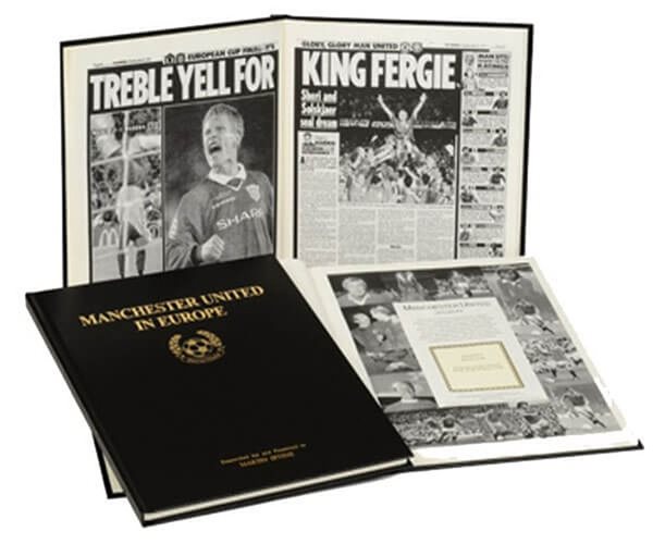 Image de TOFFS - Manchester in Europe Football Newspaper Book
