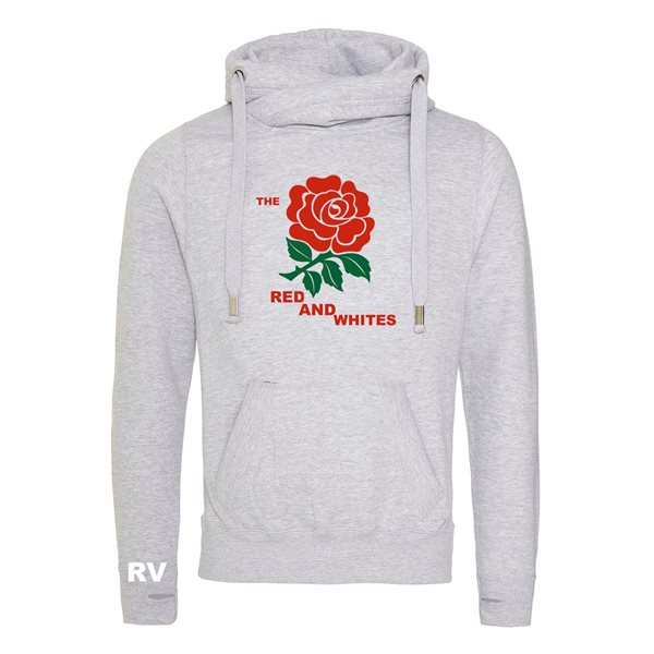 Image de Rugby Vintage - Angleterre Rugby Sweat a Capuche - Gris