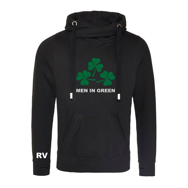 Image de Rugby Vintage - Irlande Rugby Sweat a Capuche - Noir