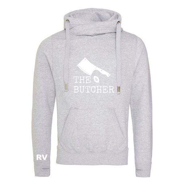 Image de Rugby Vintage -  The Butcher Rugby Sweat a Capuche - Gris
