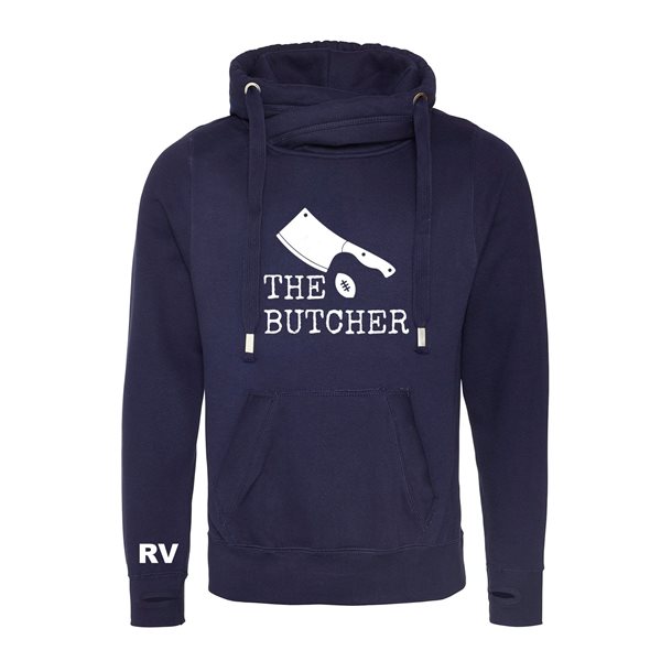 Image de Rugby Vintage -  The Butcher Rugby Sweat a Capuche - Navy
