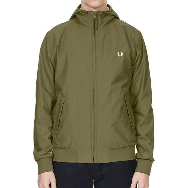 Image de Fred Perry - Veste Brentham a Capuche - Vert