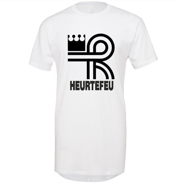 Image de Heurtefeu - T-Shirt Brand Logo Long Shaped - Blanc