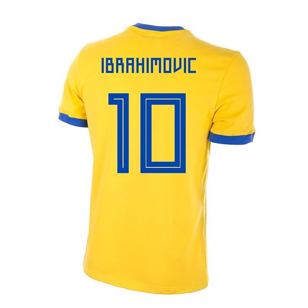 Image de Copa Football - Maillot rétro Suède années 70 + Ibrahimovic 10