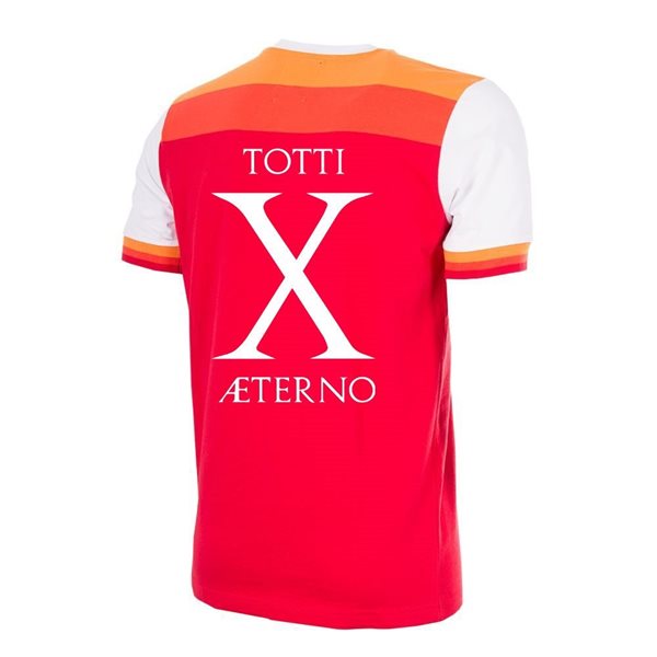 Image de Maillot rétro AS Roma 1978-1979 + Totti X Aeterno