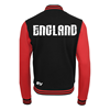 Image de Rugby Vintage - Sweat College Jacket Angleterre - Noir/ Rouge