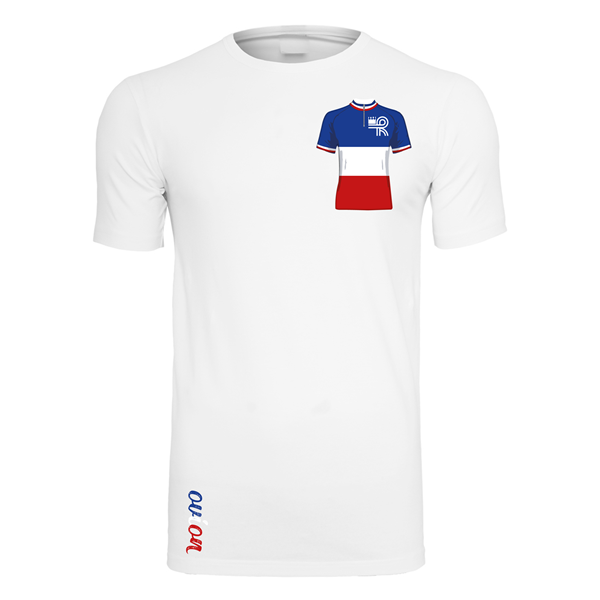 Image de Heurtefeu - Regis 1975 Fitted Stretch T-Shirt - Blanc