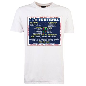 Agrandir l'image de TOFFS - T-Shirt Champions League Final 2005 (Liverpool) Retrotext - Blanc Image de TOFFS - T-Shirt Champions League Final 2005 (Liverpool) Retrotext - Blanc
