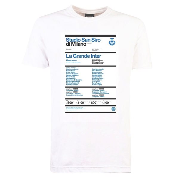 Image de TOFFS Pennarello - T-Shirt La Grande Inter 1965 - Blanc