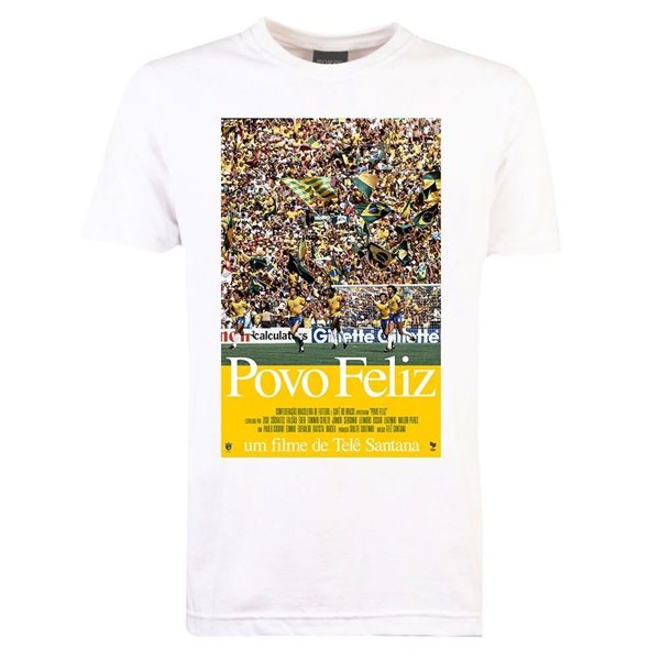 Image de TOFFS Pennarello - T-Shirt Povo Feliz 1982 - Blanc