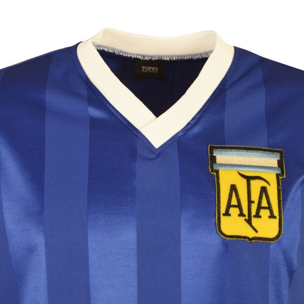 Maillot Vintage Argentine 1994/95 – Maradona – Coupe Du Monde – Adidas – Taille L – Bleu