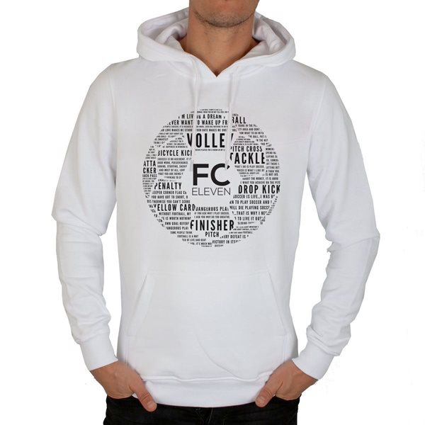 Image de FC Eleven - Sweat A Capuche Dream Football  - Blanc