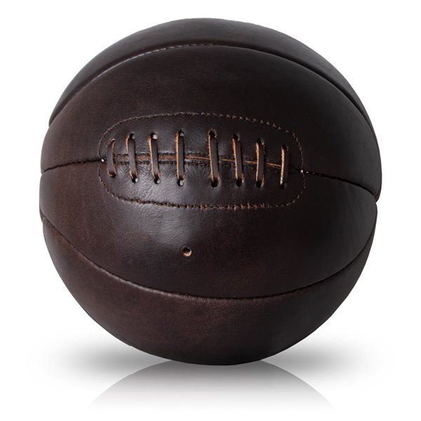 Image de P. Goldsmith & Sons - Ballon de basketball rétro années 1910 - Marron Foncé