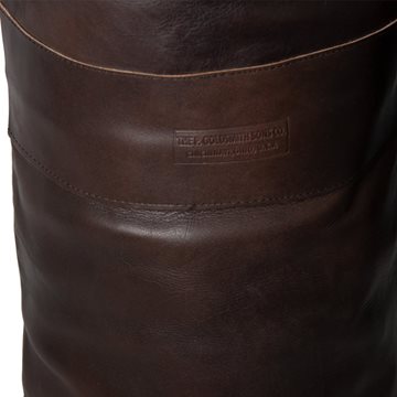 Sac de boxe marron vintage rétro non rempli cuir de chèvre boxe MMA