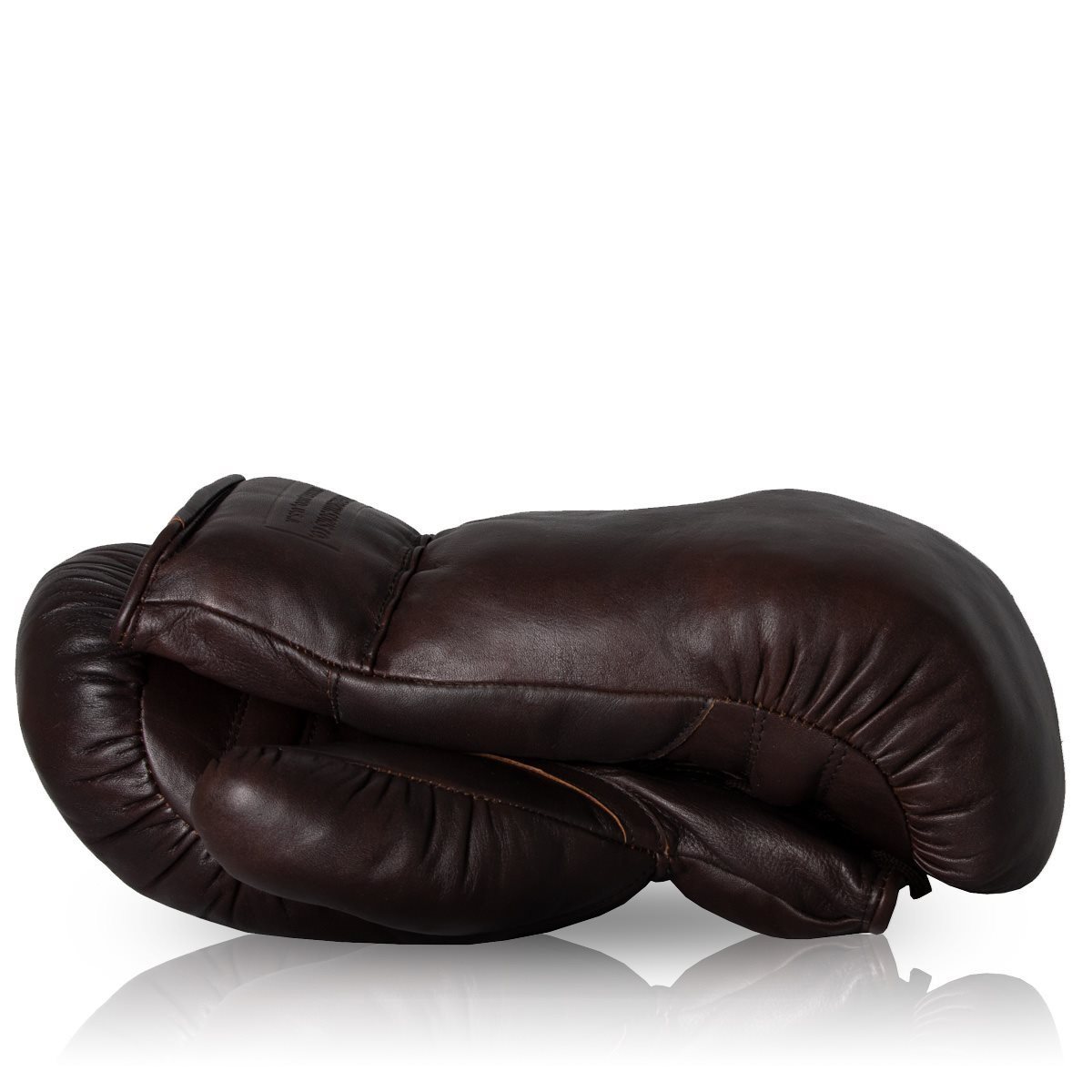 Gants De Boxe Vintage En Cuir Véritable 12 Oz - Fait Main - Style Rétro - Déco Ou Entraînement