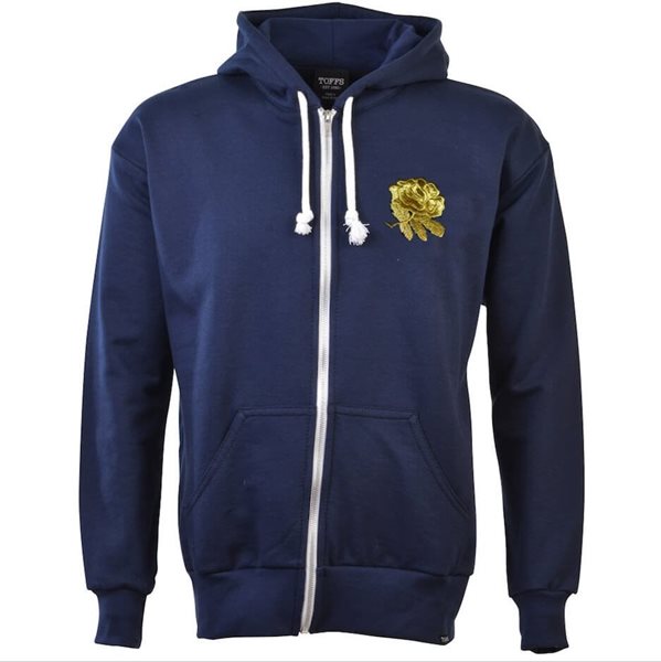 Image de Angleterre Rugby 6 Nations Sweat a Capuche Zippé - Bleu Marine