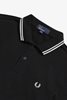 Image de Fred Perry - Polo Twin Tipped - Noir/ Porcelain