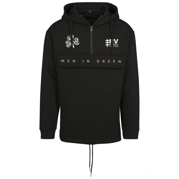 Rugby Vintage - The Shamrocks Anorak Hoodie - Black