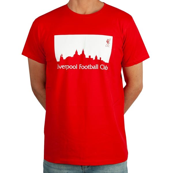Liverpool FC Skyline T- Shirt - Red