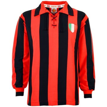 AC milan maillot rétro de football pour enfants à domicile kit vintage mini-chemise de football