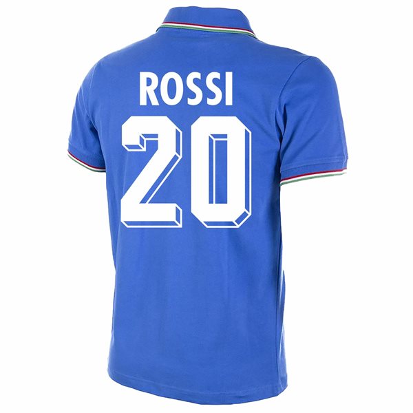 Italië Retro Shirt WC 1982 + Rossi 20