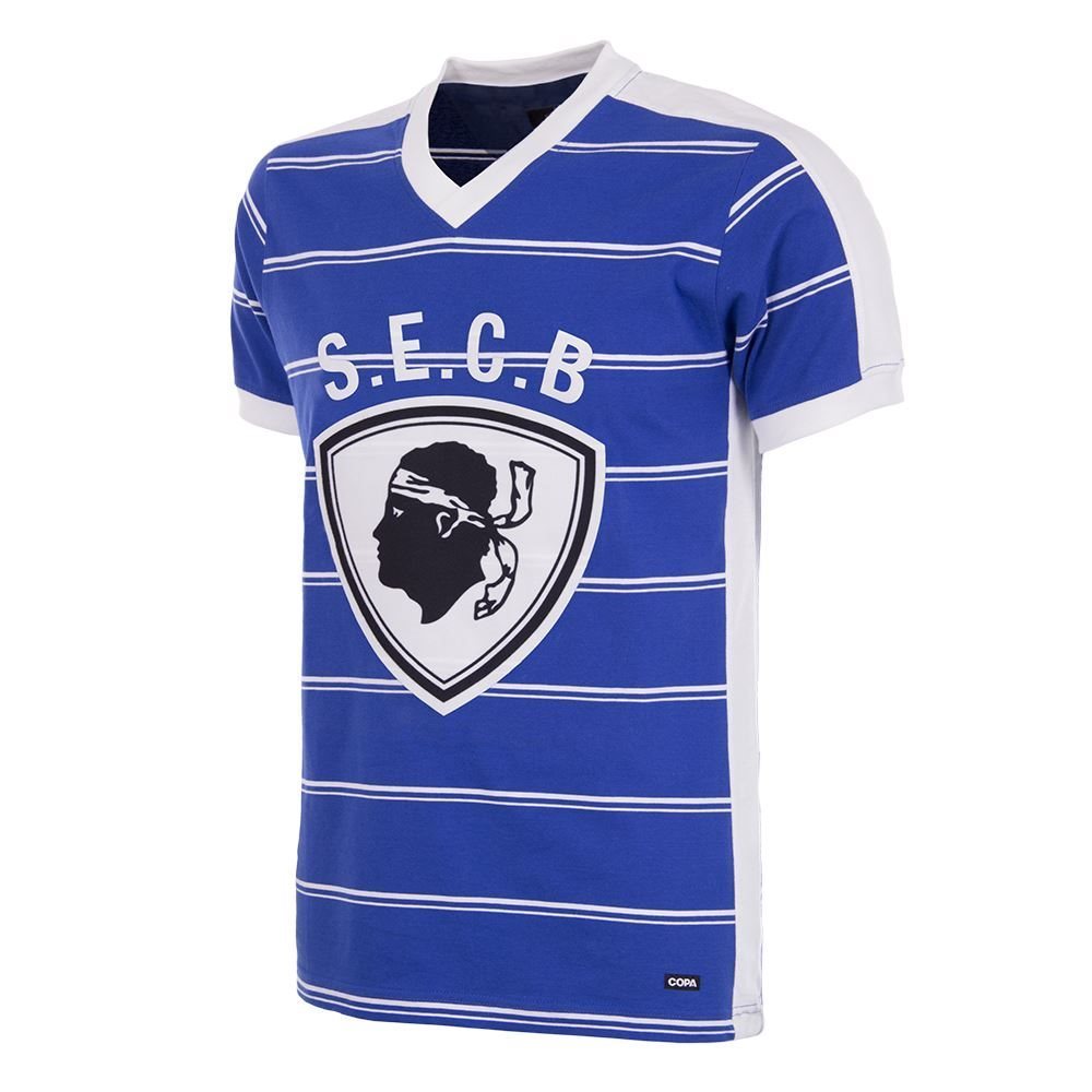 Maillot Vintage SC Bastia 77-78 Neuf Avec étiquettes - Taille S Manches Longues