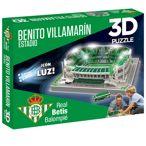 Real Betis Benito Villamarin Stadium - 3D Puzzle (LED Edition)