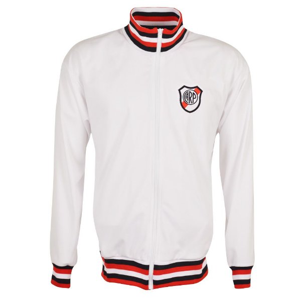 River Plate Retro Trainingsjack - Wit