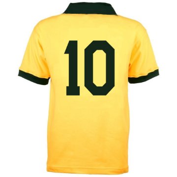 Coupe du monde 2018 Brésil Brasil Polo-Shirt Maillot Nom Numéro 